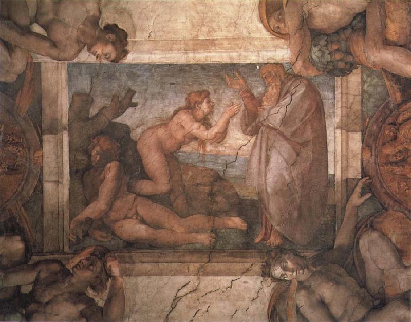 Michelangelo Buonarroti Die Erschaffung der Eva china oil painting image